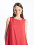 LC Waikiki Crew Neck Straight Women Dress